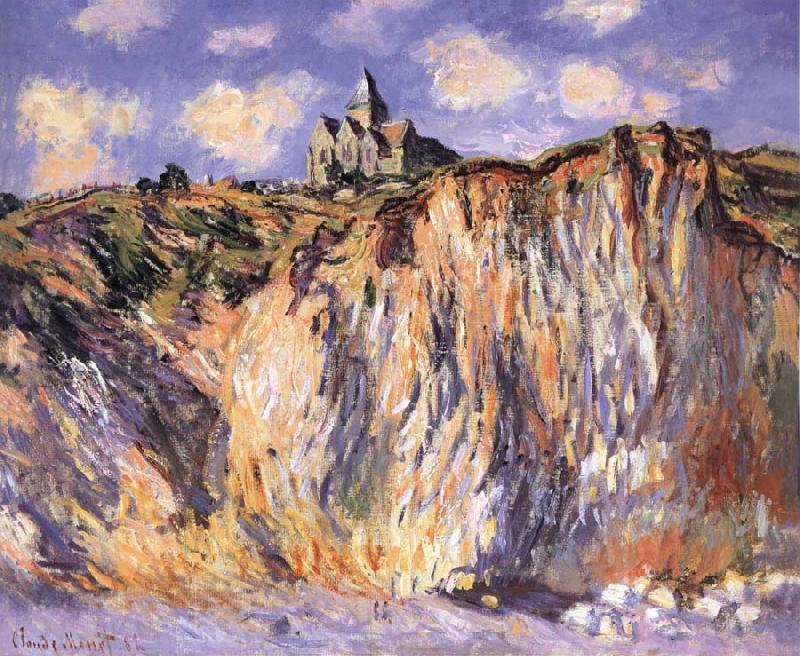 Claude Monet The Church at Varengeville,Morning Effect Norge oil painting art